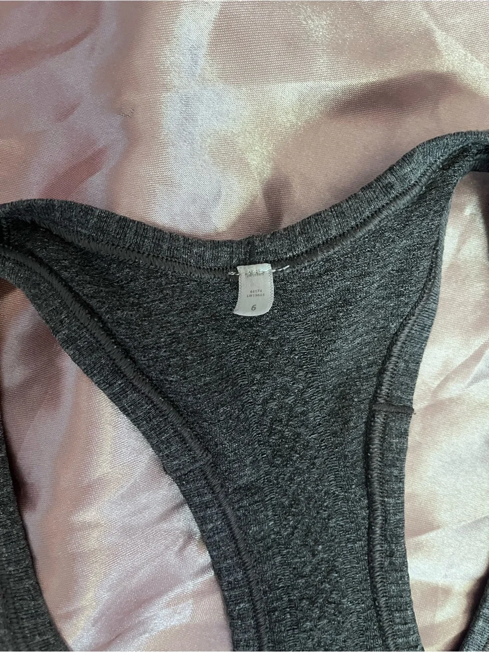 lululemon athletica Dark Charcoal Racerback Tank